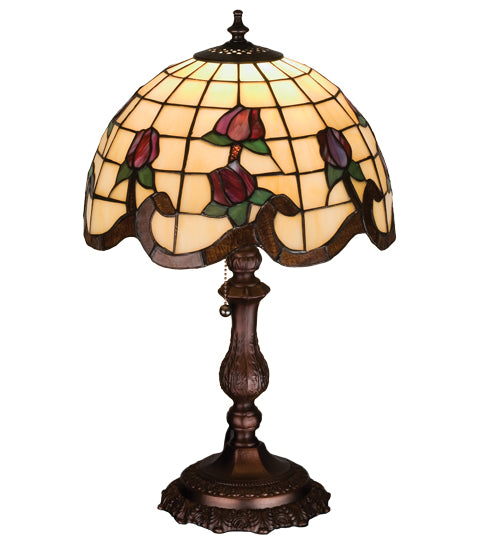 Meyda 20"H Roseborder Accent Lamp '19139
