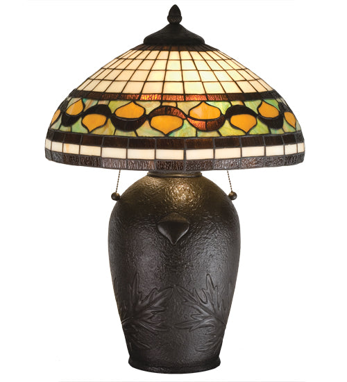 Meyda 23" High Tiffany Acorn Table Lamp '19169
