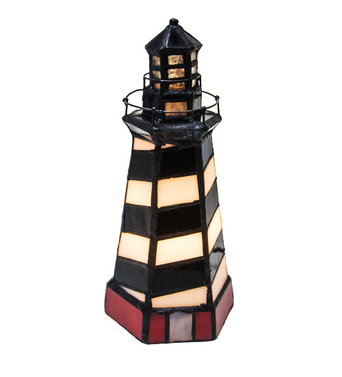 Meyda 10"H The Lighthouse on Cape Hatteras Accent Lamp '20539
