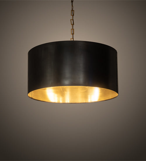 Meyda 42" Wide Cilindro Campbell Pendant 210476