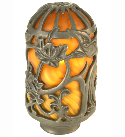 Meyda 3" Wide Castle Floral Lantern Shade