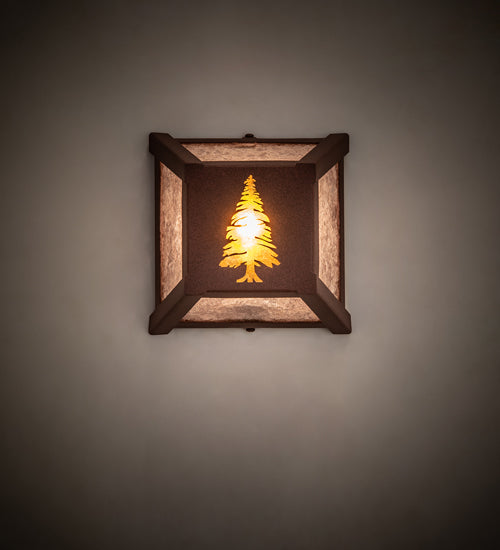 Meyda 7" Wide Tall Pines Wall Sconce '213699