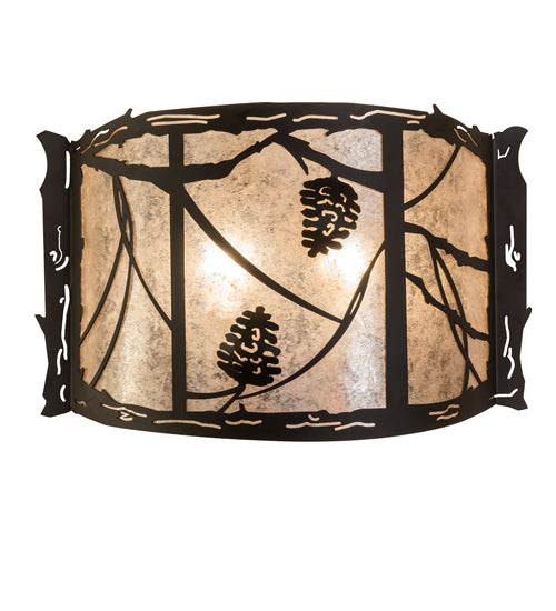 Meyda 20" Wide Whispering Pines Wall Sconce 238004