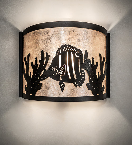 Meyda 11" Wide Tropical Fish Wall Sconce