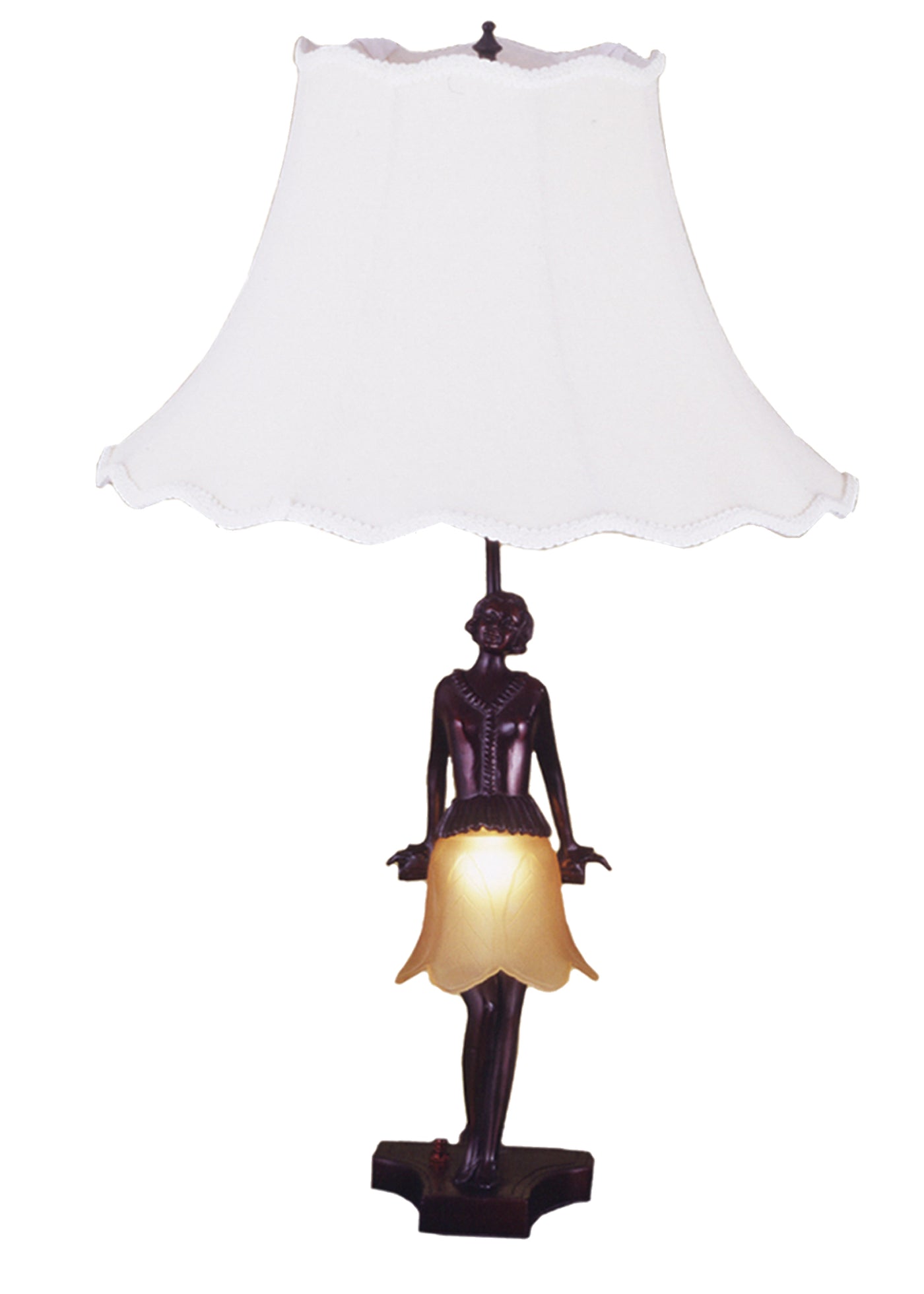 Meyda 17"H Silhouette 30's Lady Accent Lamp