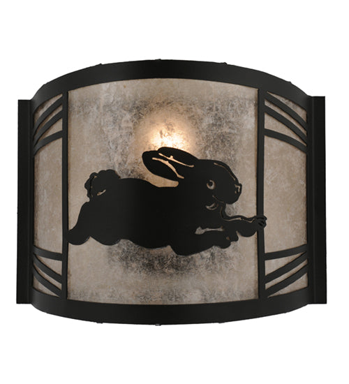 Meyda 12" Wide Rabbit on the Loose Right Wall Sconce 254696