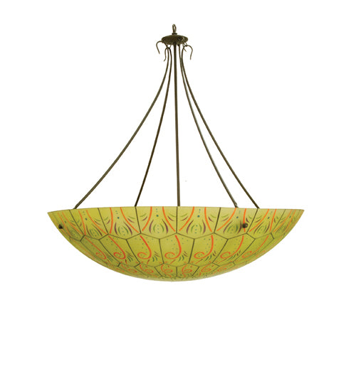 Meyda 46" Wide Hand Painted Estratto Inverted Pendant