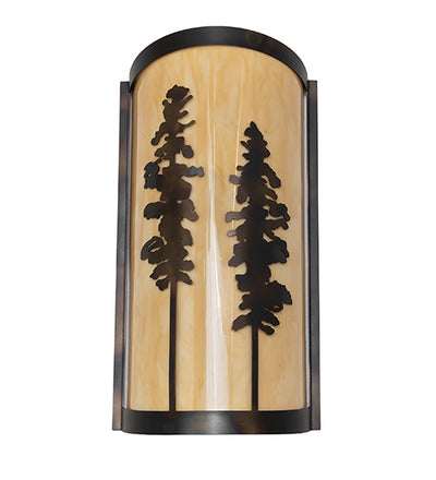 Meyda 9" Wide Tall Pines Wall Sconce