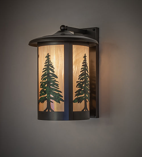 Meyda 12" Wide Fulton Tall Pines Wall Sconce 267290