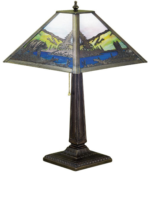 Meyda 21.5"H Bear Creek Table Lamp