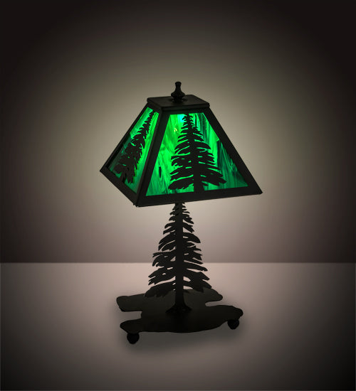 Meyda 14" High Tall Pines Accent Lamp 27107