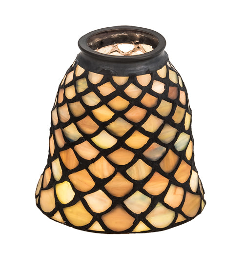 Meyda  4"W Tiffany Fishscale Fan Light Shade '27470