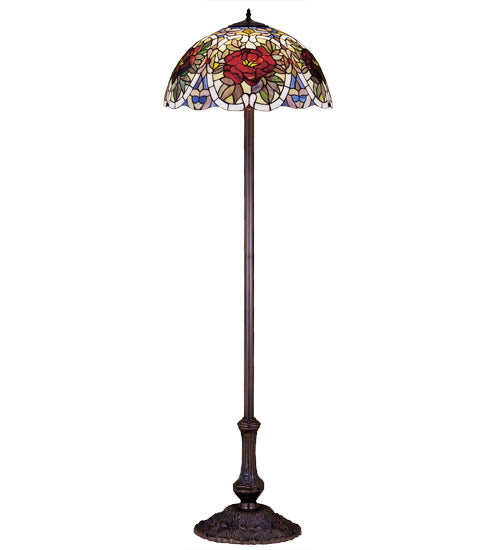 Meyda 63" High Renaissance Rose Floor Lamp '27601