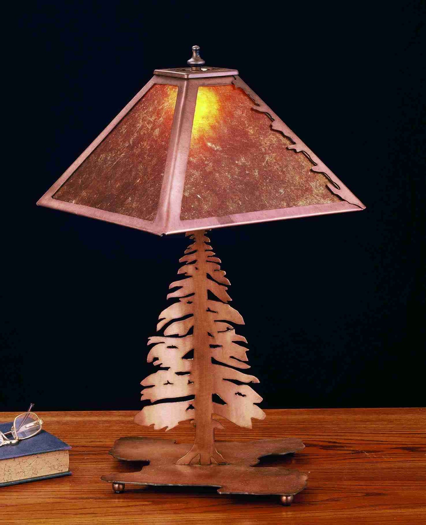 Meyda 21"H Tall Pines Table Lamp 32515