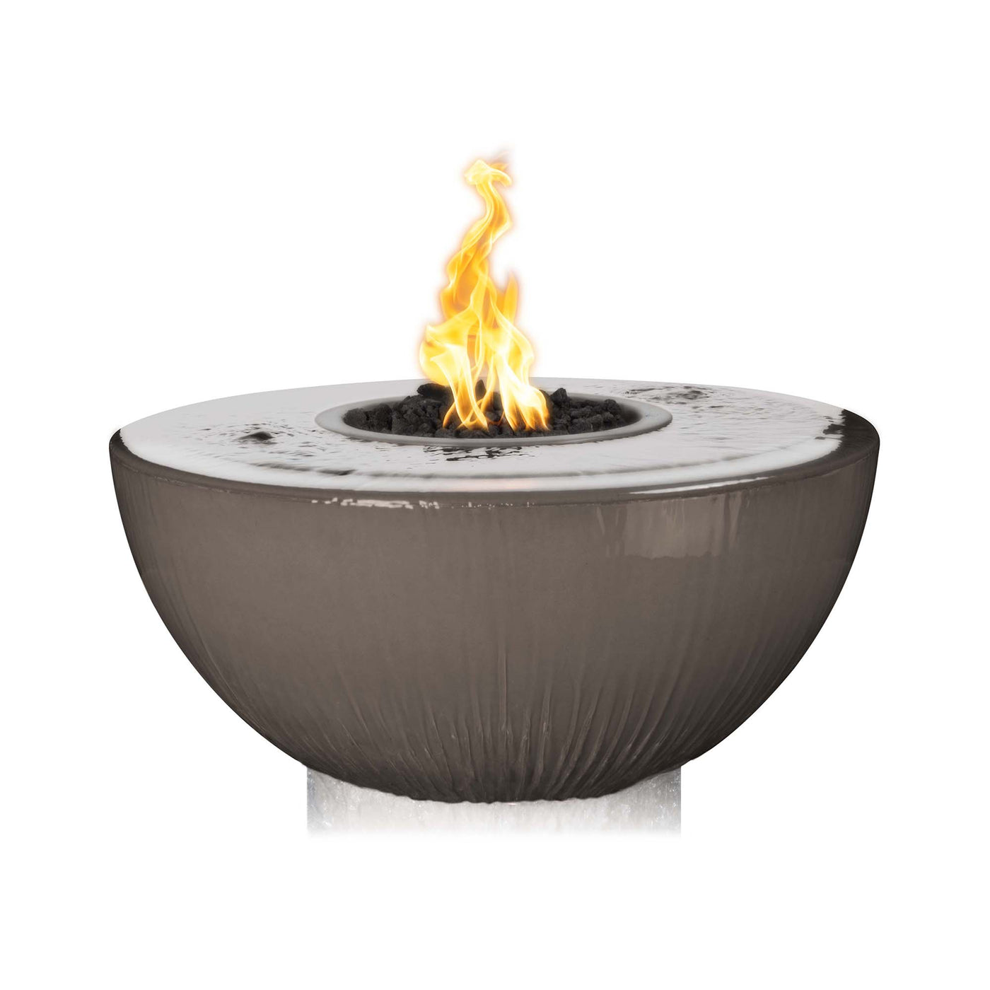 38″ Sedona GFRC Fire & Water Bowl – 360° Spill
