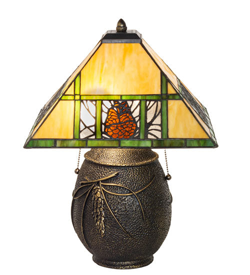 Meyda 20" High Pinecone Ridge Table Lamp '67850