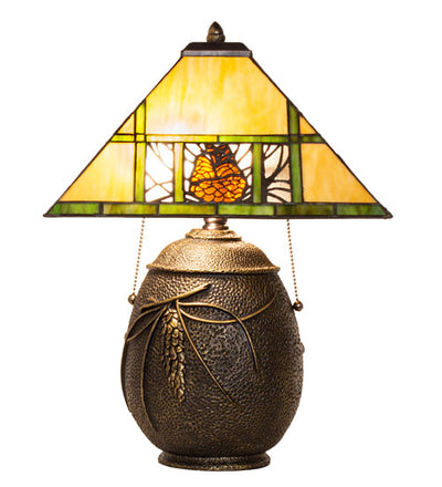 Meyda 20" High Pinecone Ridge Table Lamp '67850
