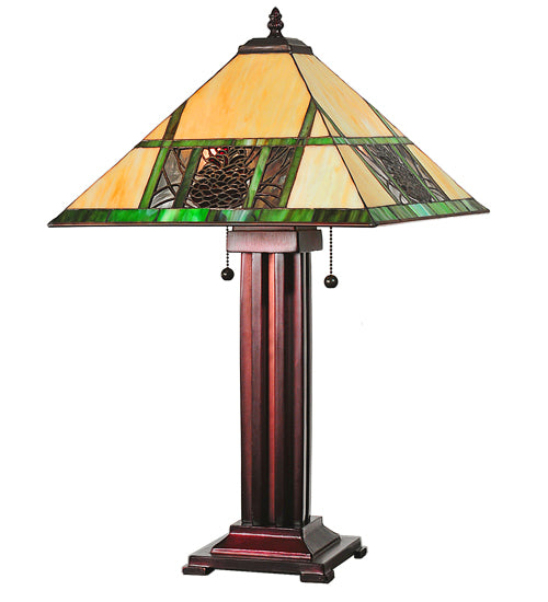 Meyda 24"H Pinecone Ridge Table Lamp