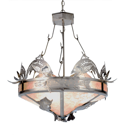 Meyda 30" Wide Catch of the Day Inverted Pendant '68070