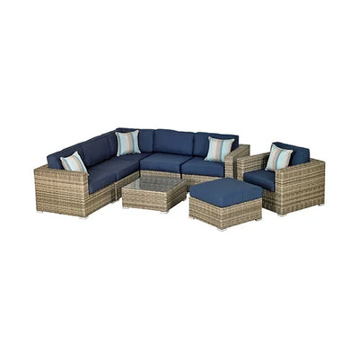 Del Rey 8-Piece Sectional Deep Seating Group