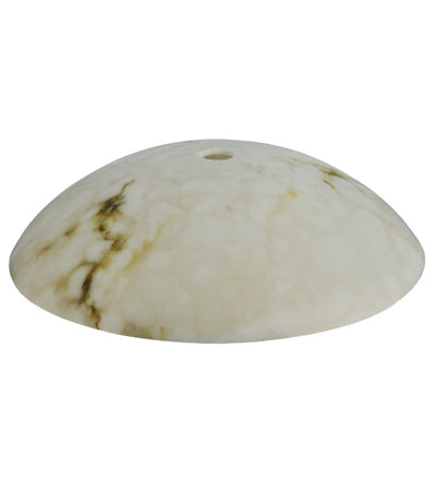 Meyda 20"W Corinth White Marble Shade '76443