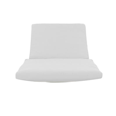 BENZARA Edie 76 Inch Outdoor Lounger Cushion, White - BM287747