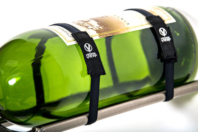 Vintageview Universal Wine Bottle Retention Straps | Securely Stores Wine Bottles to Any Wine Rack