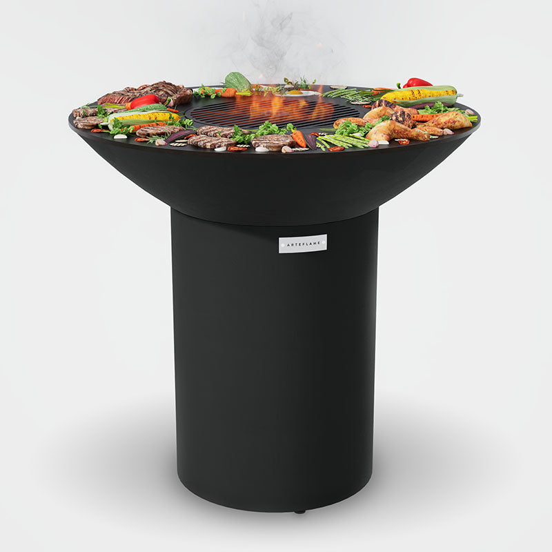 Arteflame Classic 40" Black Label - Tall Round Base
