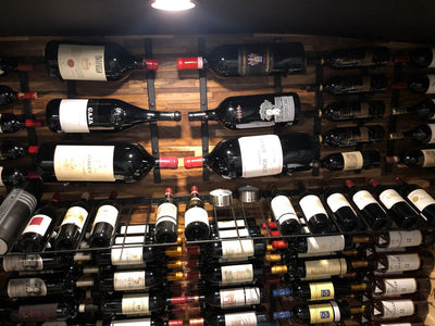 Vintageview W Series Big Bottle Rack (wall mounted metal wine storage for 3L – 6L wine bottles)