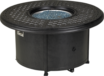 48" Windsor Series Round Fire Table w/ Built-In Burner Accessory
