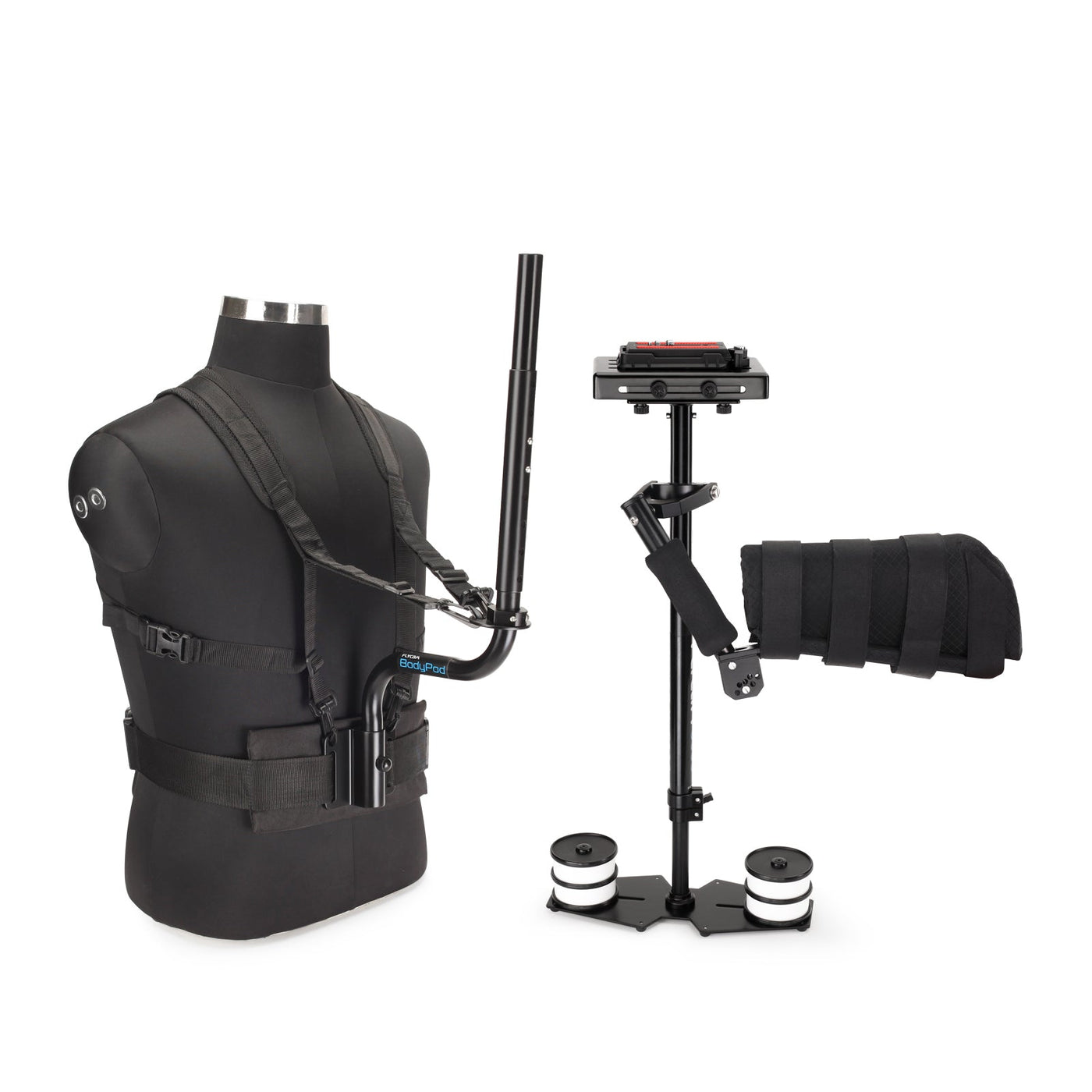 Proaimusa Flycam 5000 Handheld Camera Stabilizer with Body Pod & Arm Brace FLCM-5000-BPAB