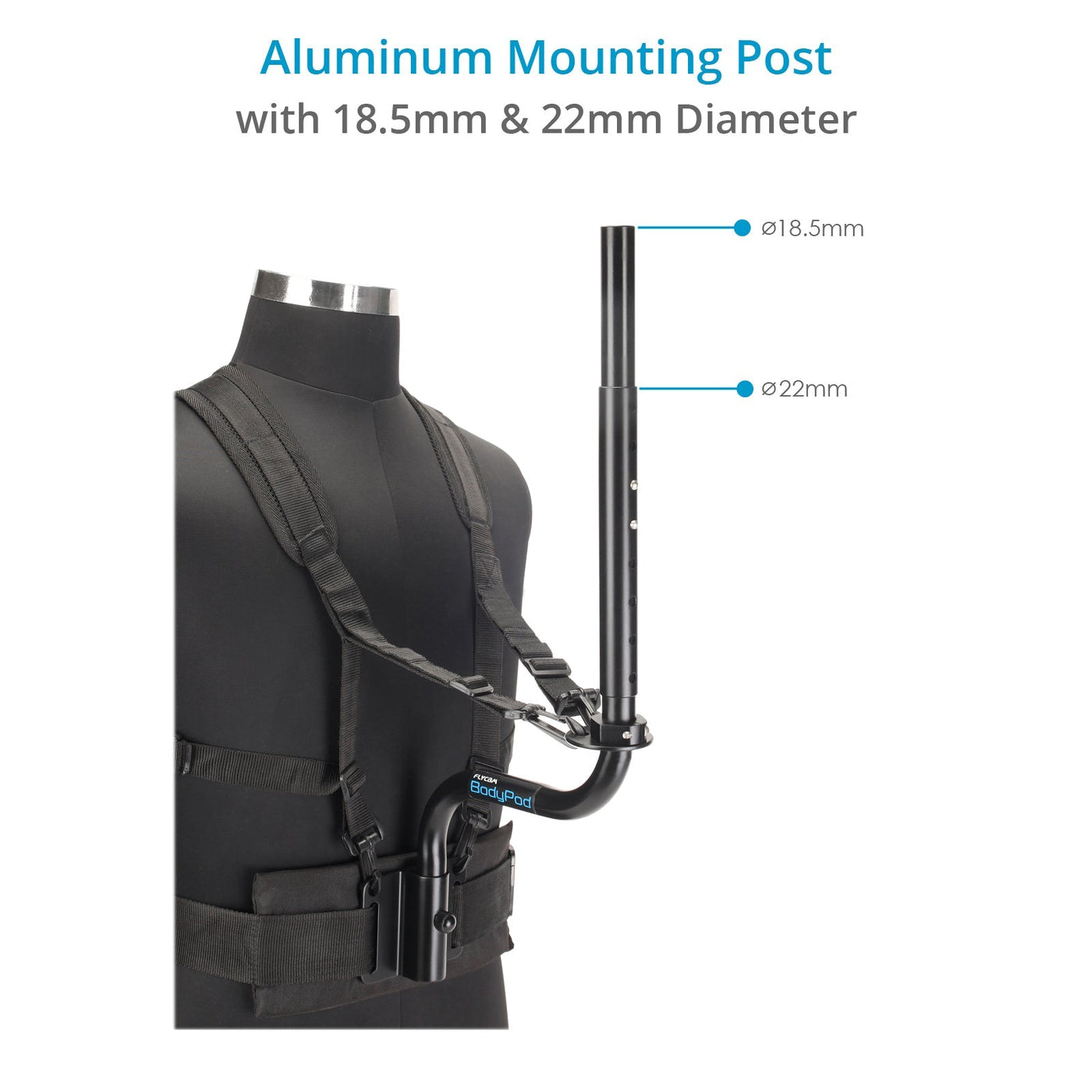 Proaimusa FLYCAM Body Pod Support / Lightweight Vest for Handheld Camera Stabilizer FLCM-BP