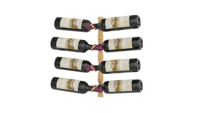 R Series Helix Dual 20 (minimalist wall mounted metal wine rack kit)