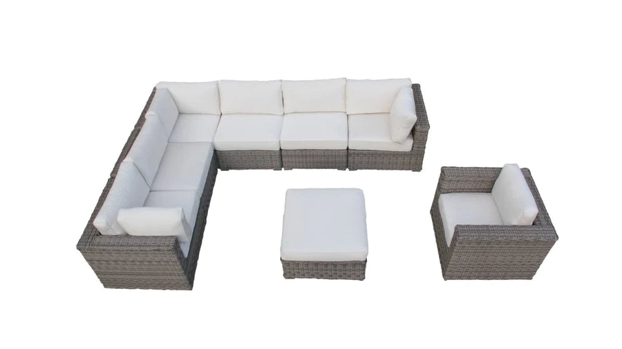 The Rockies 8pc Outdoor Patio Furniture