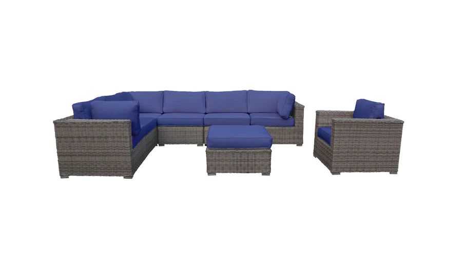The Rockies 8pc Outdoor Patio Furniture
