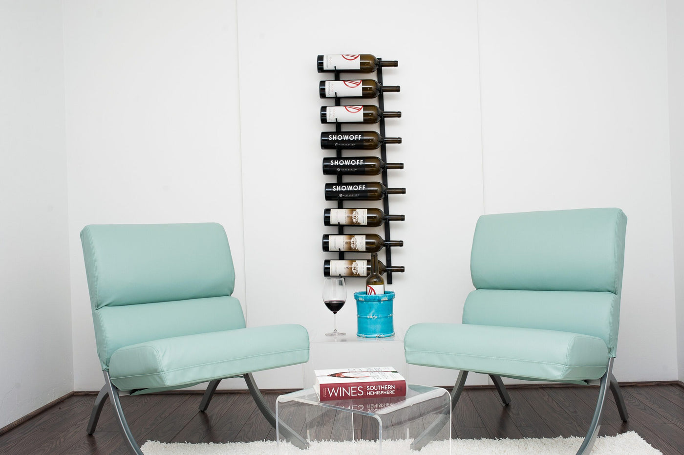 Vintageview W Series Mag Rack (wall mounted bottle storage for magnums and champagnes)
