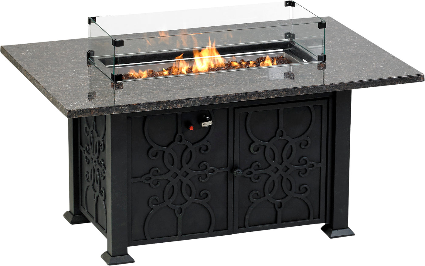Rome Granite 53" x 35" Fire Table w/ Burner
