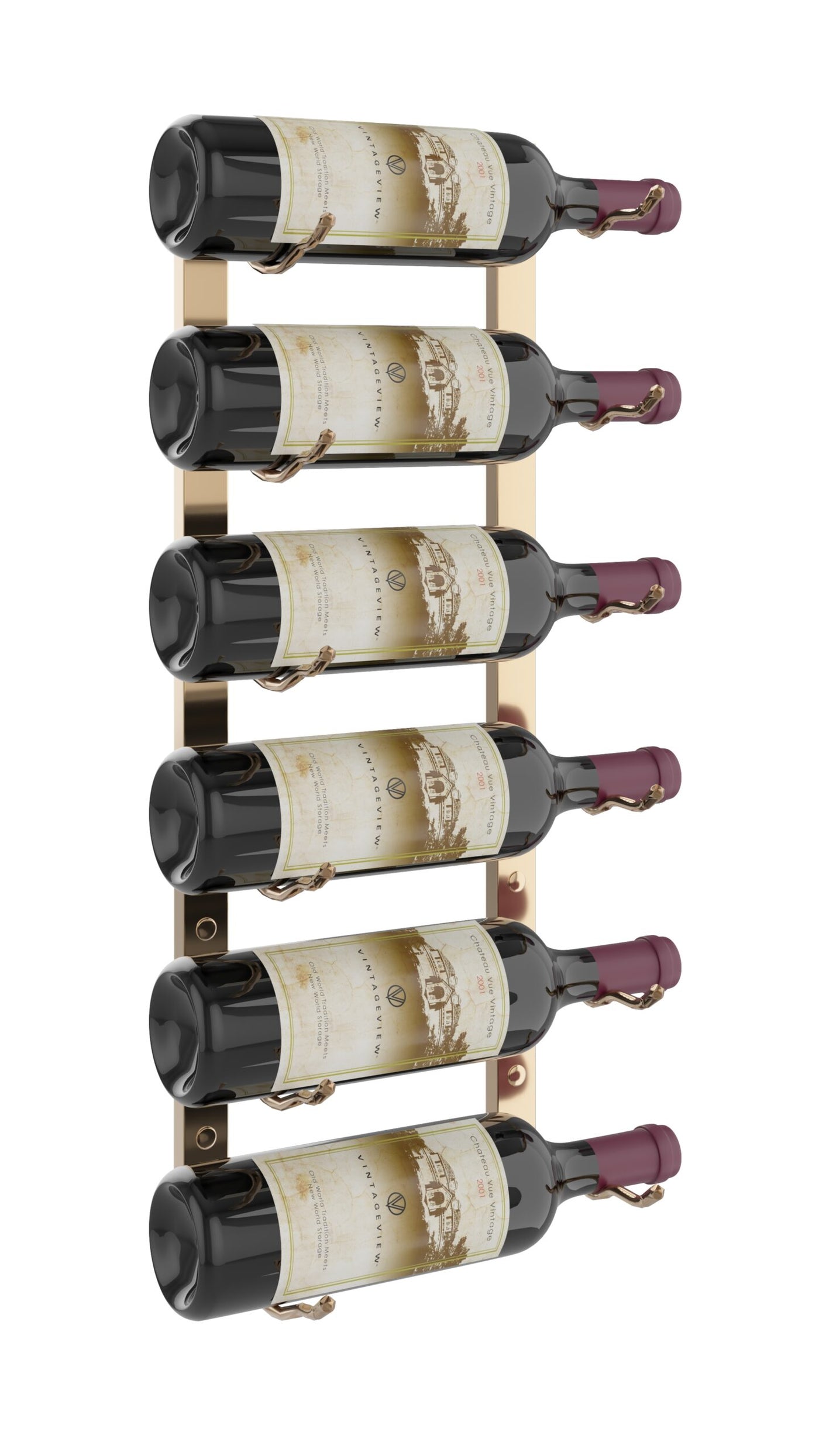W Series Wall Mounted Metal Wine Rack