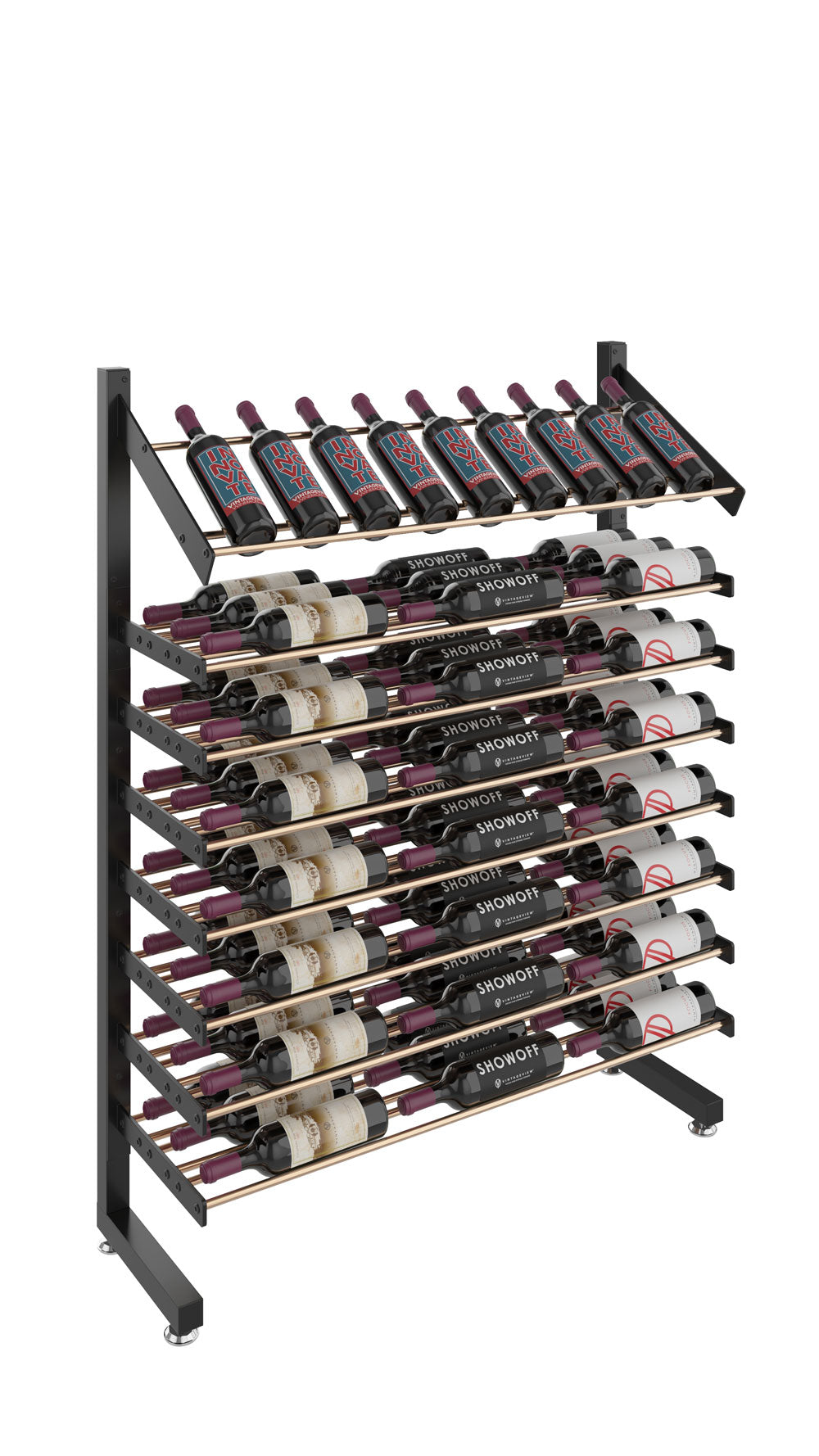 Evolution Island Display Retail Wine Rack
