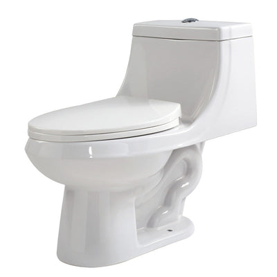 T1-AZ056 - ANZZI Odin 1-piece 1.6 GPF Dual Flush Elongated Toilet in White
