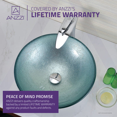 ANZZI Spirito Series Deco-Glass Vessel Sink LS-AZ055