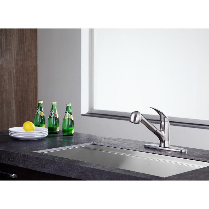 ANZZI Del Acqua Single-Handle Pull-Out Sprayer Kitchen Faucet KF-AZ204ORB