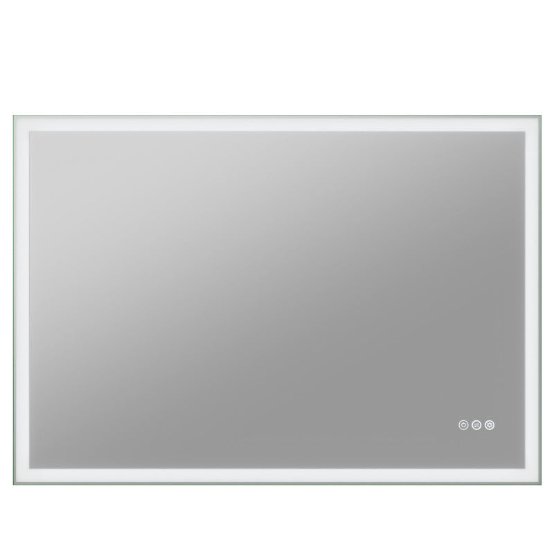 BA-LMDFX014AL - ANZZI ANZZI 27-in. x 39-in. LED Front/Back Lighting Bathroom Mirror with Defogger