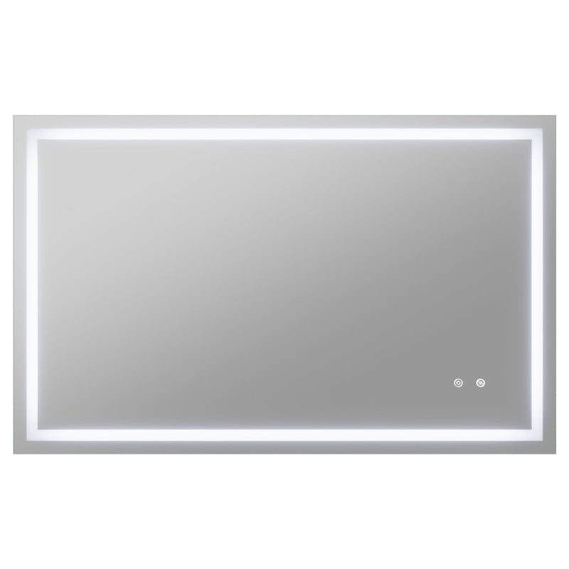 BA-LMDFX022AL - ANZZI ANZZI 30-in. x 48-in. Frameless LED Front/Back Light Bathroom Mirror w/Defogger