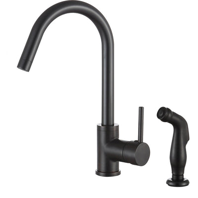 Farnese Single-Handle Standard Kitchen Faucet with Side Sprayer KF-AZ222ORB
