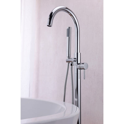Coral Series 2-Handle Freestanding Claw Foot Tub Faucet with Hand Shower FS-AZ0047BN