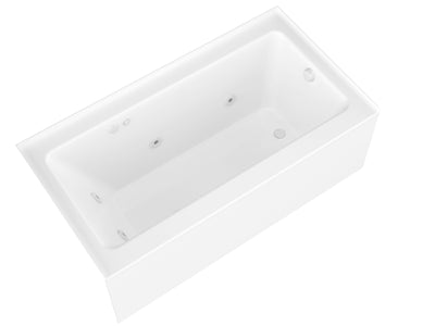 Atlantis Whirlpools Soho 32 x 60 Front Skirted Whirlpool Tub with Right Drain 3260SHWR