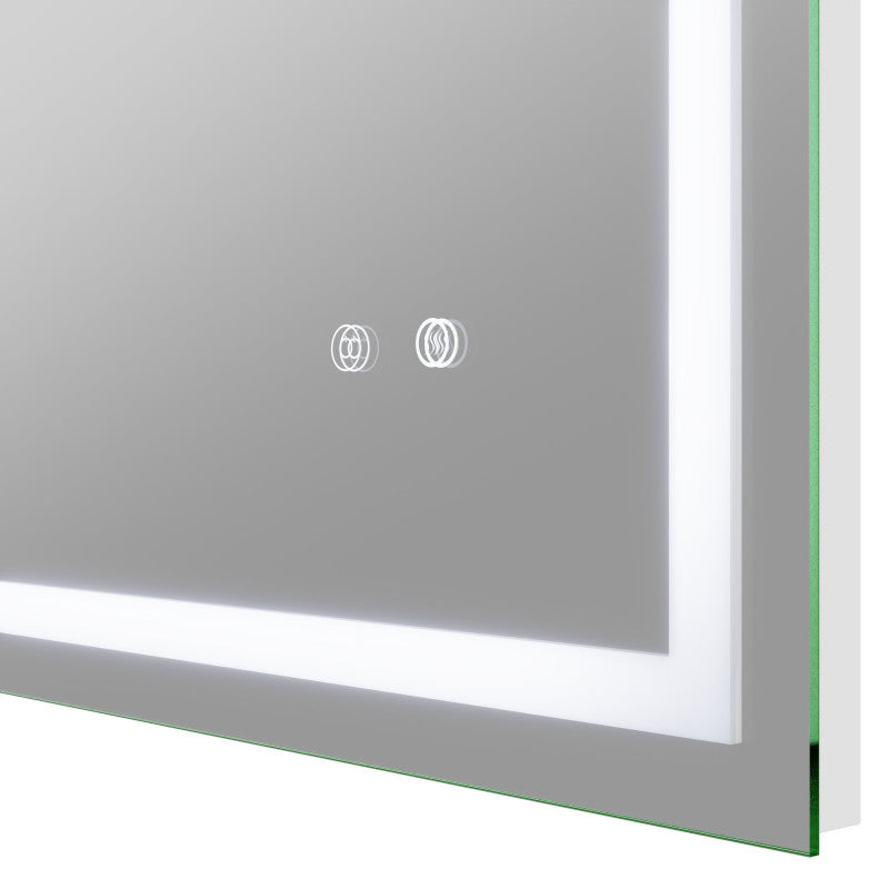 ANZZI 30-in. x 48-in. Frameless LED Front/Back Light Bathroom Mirror w/Defogger BA-LMDFX022AL