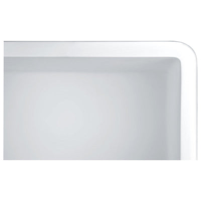 ANZZI Roine Farmhouse Reversible Apron Front Solid Surface 35 in. Double Basin Kitchen Sink K-AZ223-2A