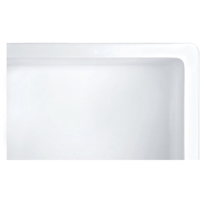 ANZZI Roine Farmhouse Reversible Glossy Solid Surface 24 in. Single Basin Kitchen Sink K-AZ222-1A